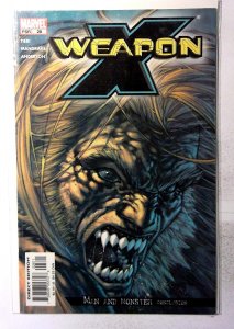 Weapon X #28 (2004) Marvel Comics Sabretooth 1st Print Comic Book