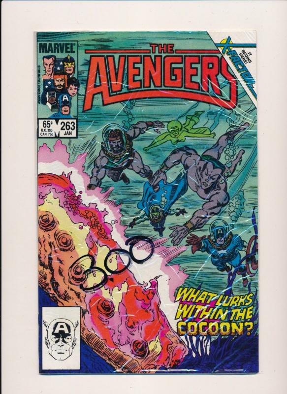 Marvel Comics THE AVENGERS Lot of 5 #259,260,261,263,265  FINE/VERY FINE (HX718)