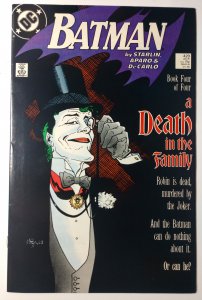 Batman #429 (8.0, 1989) A Death in the Family part 4