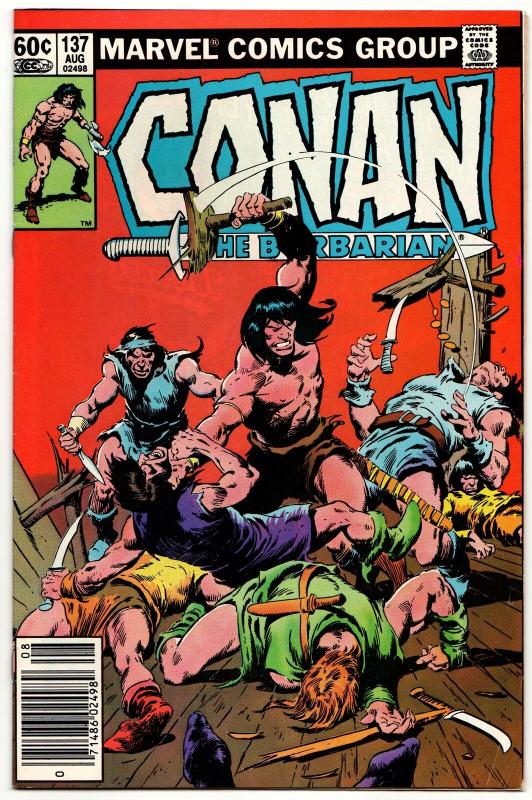 Conan The Barbarian #137 (Marvel, 1982) FN