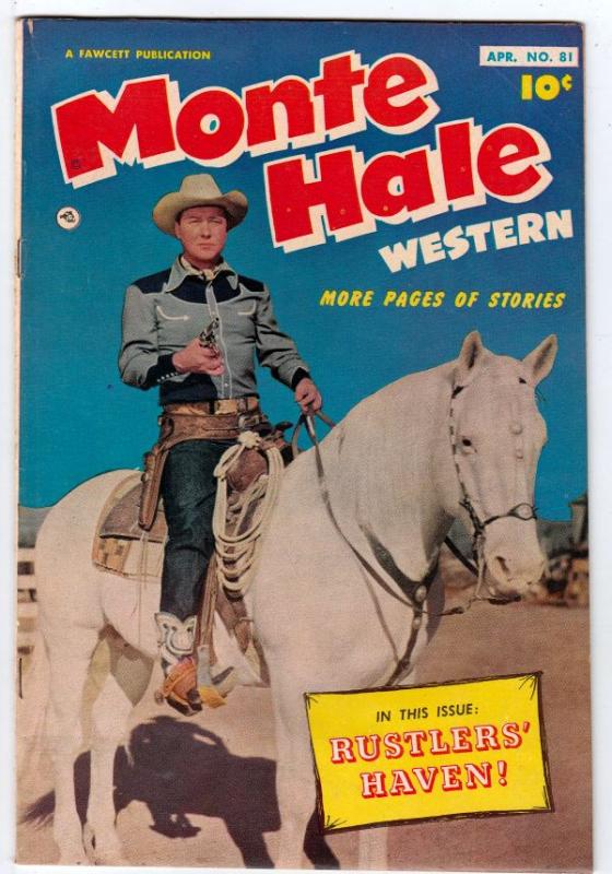 Monte Hale Western #81 (Feb-53) VG/FN Affordable-Grade Monte Hale