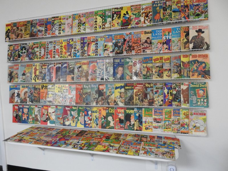 Huge Lot 200+ Silver/Bronze Comics W/ Archie, Tom & Jerry, Richie Rich See Desc.