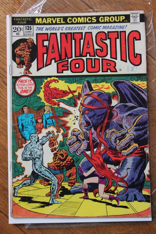 FANTASTIC FOUR #135 (Marvel,1973) Condition VG