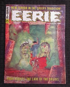 1966 EERIE Magazine #6 VG- 3.5 Colan Crandall Ditko Frazetta Toth Wood Morrow