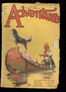 ADVENTURE PULP JULY 18 1919-TALBOT MUNDY-WC TUTTLE-RARE FR/G