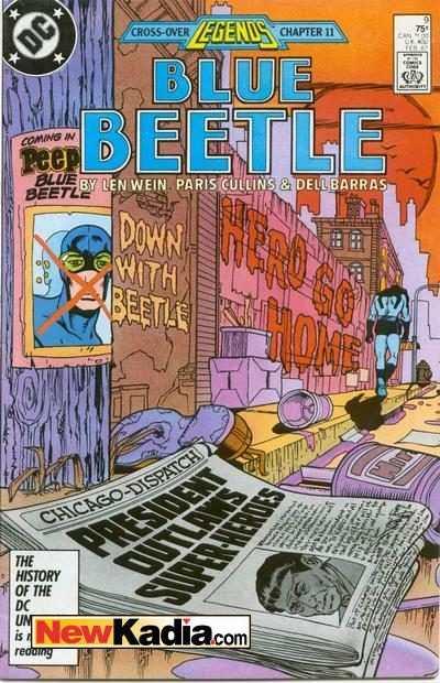 Blue Beetle (1986 series) #9, VF+ (Stock photo)