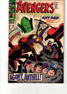 The Avengers #46 (1967) Goliath/Wasp Cover #1 Whirlwind WOW FN/VF Mid-High-Grade