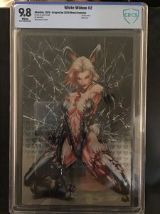 White Widow #2 9.8 CBCS DragonCon 2020 Virgin Metal Exclusive
