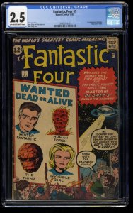Fantastic Four #7 CGC GD+ 2.5 Off White to White 1st Kurrgo! Marvel Comics