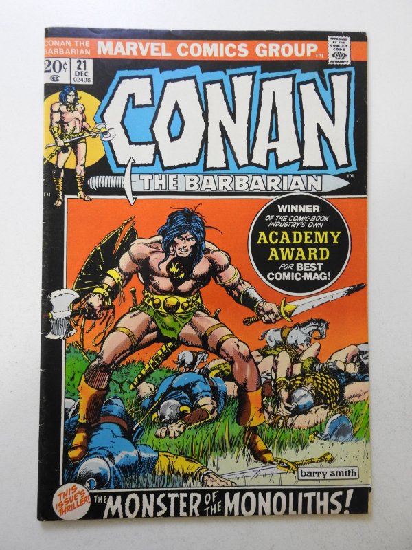 Conan the Barbarian #21 (1972) FN- Condition!