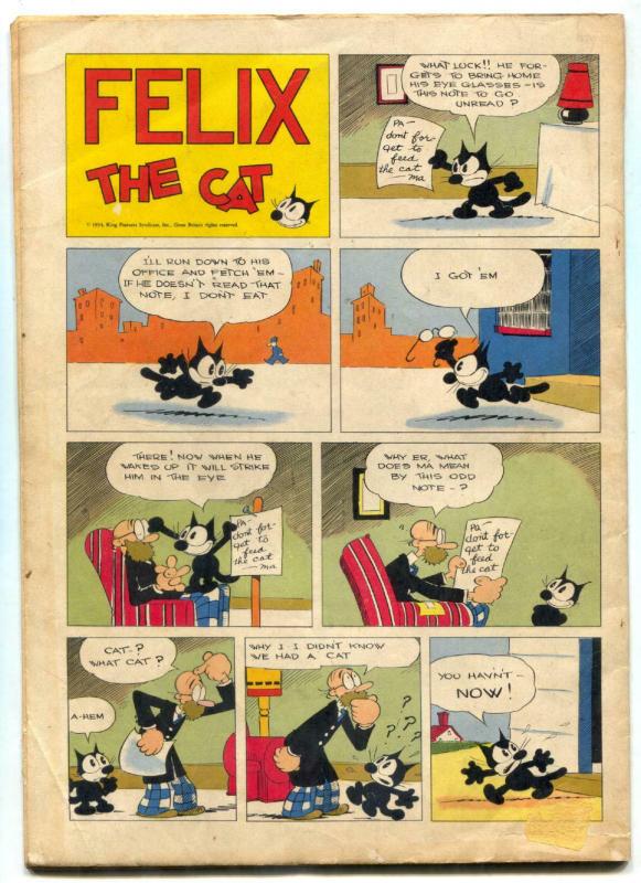 Popular Comics #139 1947- Smokey Stover- Felix diving cover FN