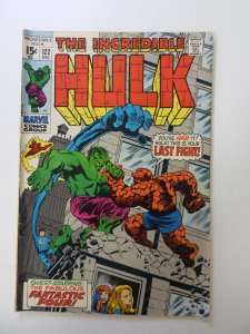 The Incredible Hulk #122  VG+ condition bottom staple detached from cover