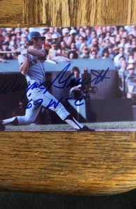 Wayne Garrett, miracle Mets 69 Series! Signed 4xsix