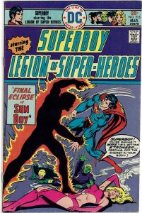 Superboy #215 Legion of Superheroes Mike Grell VF