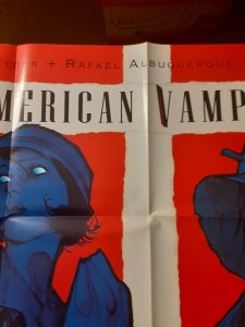 American Vampire Promo Poster Vertigo Series by  Stephan King and Scott Snyder