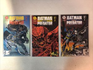 Batman Versus Vs. Predator Lot #1-3, II & III #1-4 (NM) Complete Sets Dark Horse