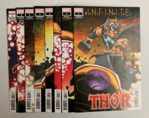 Infinite Destinies Pt 1-8 (Marvel 2021) Ron Lim Connecting Variants (9.0+)