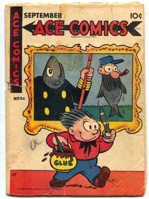 Ace Comics #114 1946- PHANTOM- Prince Valiant FR