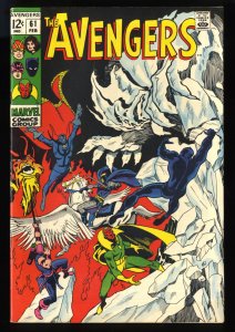 Avengers #61 VF- 7.5 White Pages