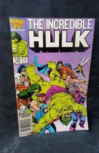The Incredible Hulk #322 1986 marvel Comic Book