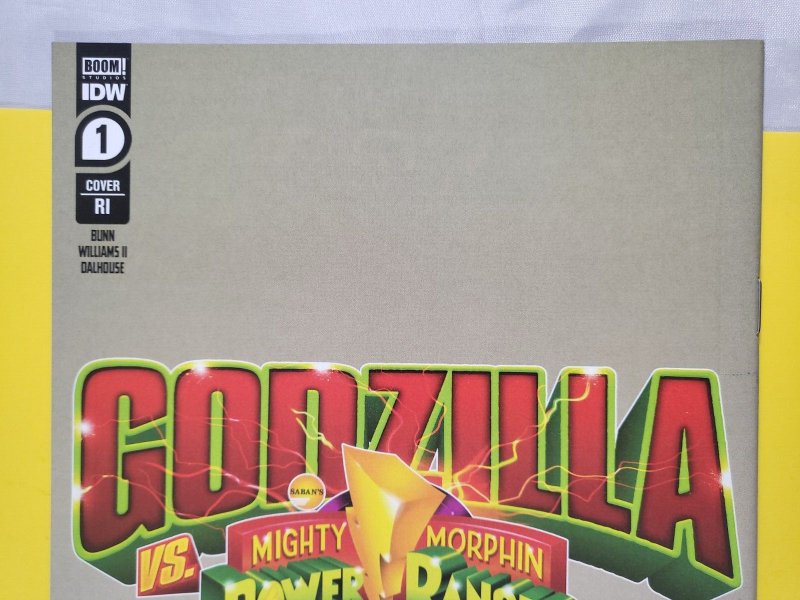 Godzilla vs Mighty Morphin Power Rangers #1 Freddie Willaims II 1:10 Variant