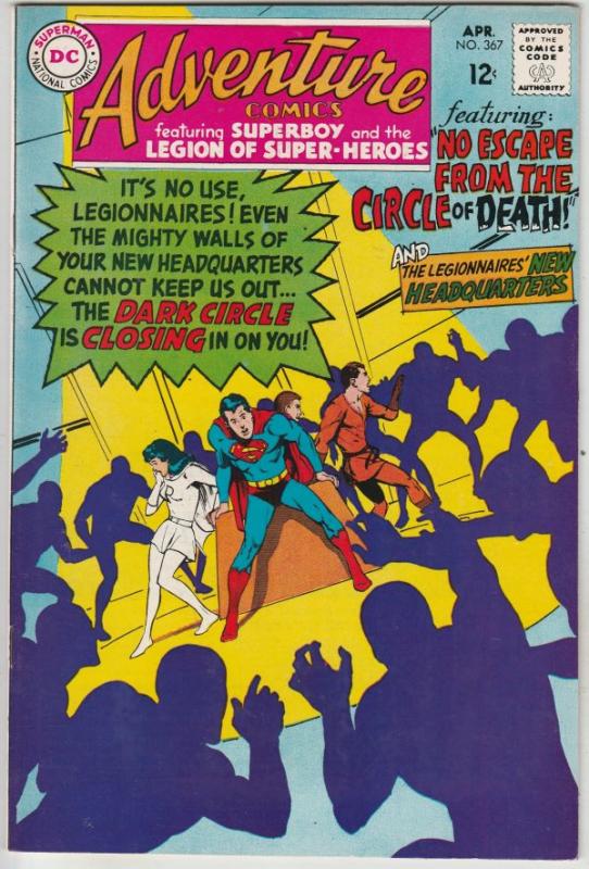 Adventure Comics #367 (Apr-68) NM- High-Grade Legion of Super-Heroes, Superboy