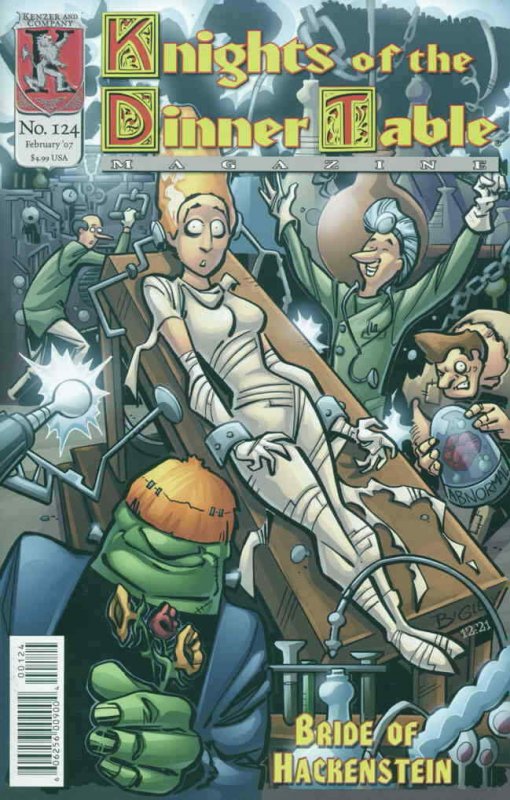 Knights of the Dinner Table #124 VF/NM; Kenzer and Company | save on shipping -