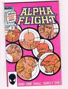 Alpha Flight #12 VF Marvel Comics Comic Book July 1984 DE24