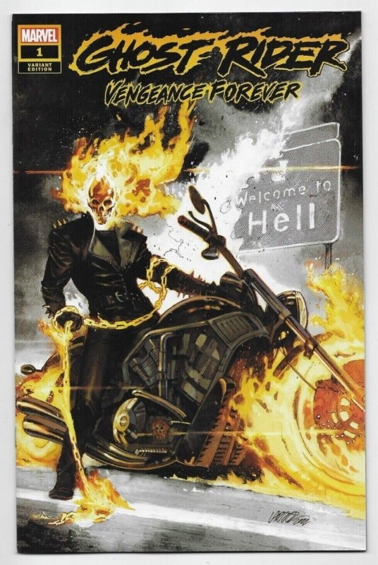 Ghost Rider Vengeance Forever #1 Marvel 2022 Larraz Diamond Exclusive Variant 