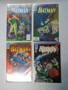 Batman comic lot 44 different from #450-499 avg 8.0 VF (1990-93)