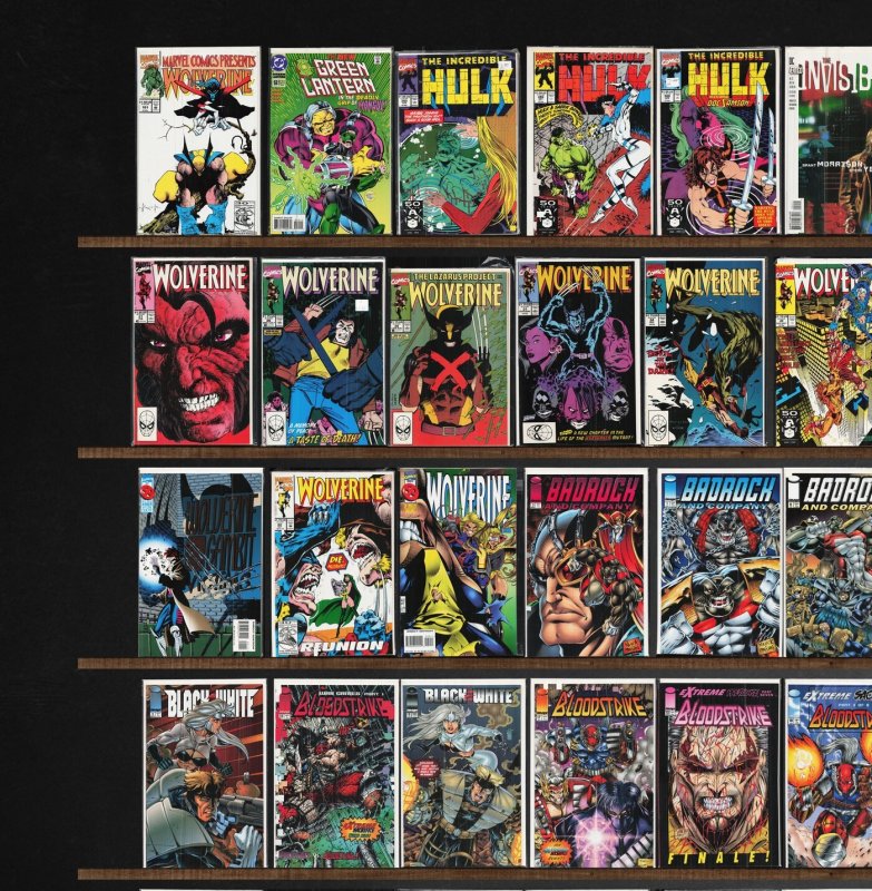 Huge Lot 150+ Comics with Brigade, Wolverine, Bloodstrike & More!