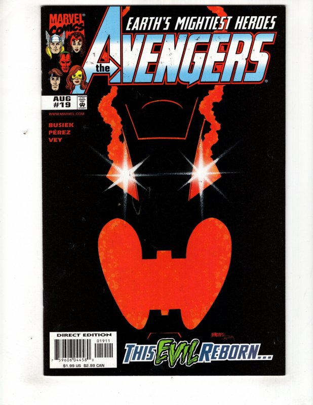 Avengers # 19 (1999) THIS EVIL REBORN ULTRON! George Perez / ID#811