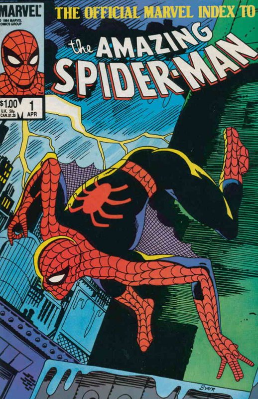 Official Marvel Index to the Amazing Spider-Man #1 FN ; Marvel | John Byrne