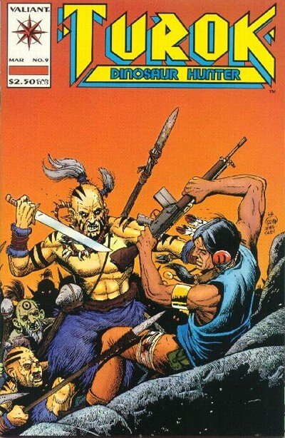 Turok: Dinosaur Hunter (1993 series) #9, VF+ (Stock photo)