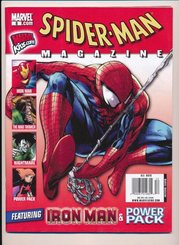 Spider-Man Magazine #8 Marvel Kids, 2010 Marvel Comics ~ F/VF (D01)