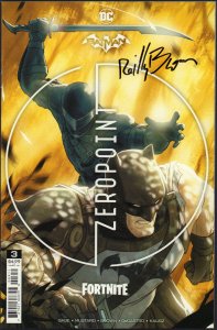 Batman / Fortnite: Zero Point #3 - Snake Eyes - (NM) 2021 Signed by Reilly Brown