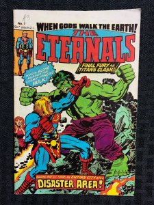 1981 THE ETERNALS Pocket/Digest #7 FN 6.0 Ikaris vs The Hulk / Jack Kirby