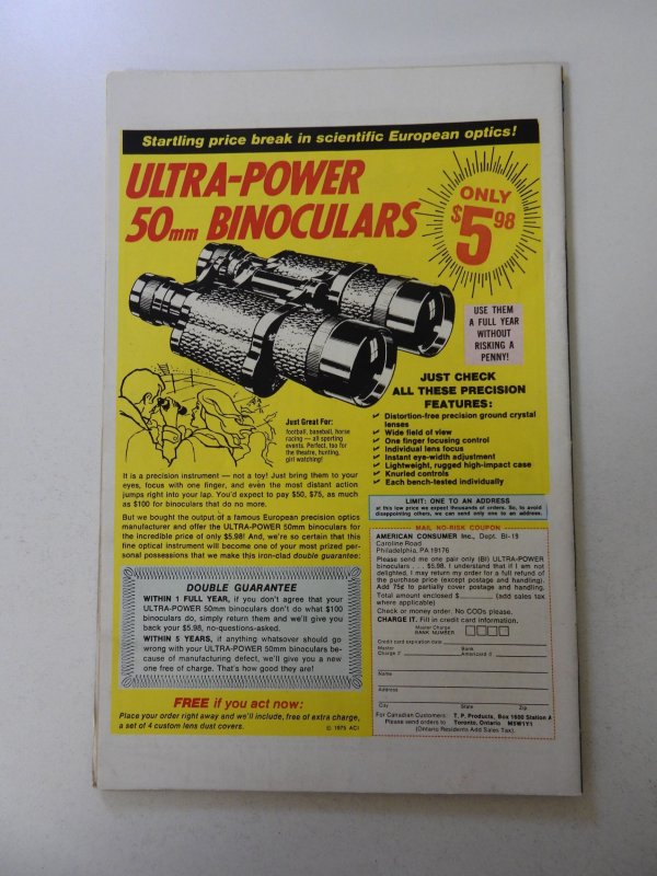 Daredevil #125 (1975) FN condition subscription fold