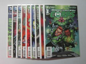 Green Lantern Corps (2nd series) #1-9 8.0 VF (2011)