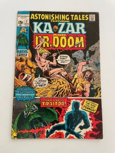 Astonishing Tales # 7 VG/FN Marvel Comic Book Ka-Zar Zabu Dr. Doom 10 LI6