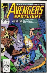 Avengers Spotlight #30 (1990) Hawkeye