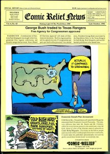 Comic Relief #43 1992-Calvin & Hobbes-political cartoons-Toles-Doonesbury-FN/VF