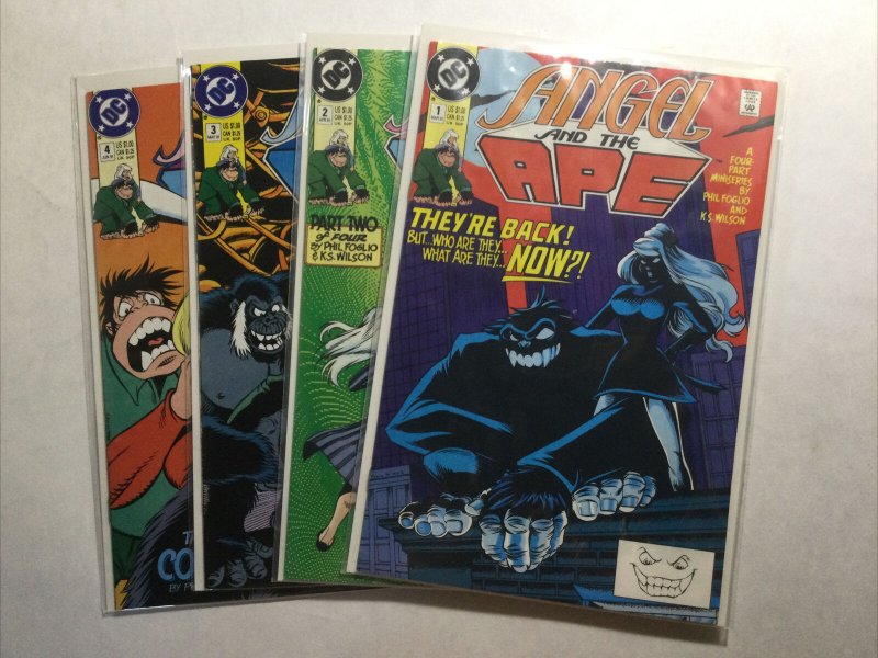 Angel And Ape 1 2 3 4 Lot Run Set Near Mint Nm Dc Comics