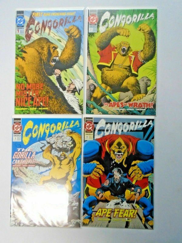 Congorilla set #1-4 8.5 VF+ (1992)