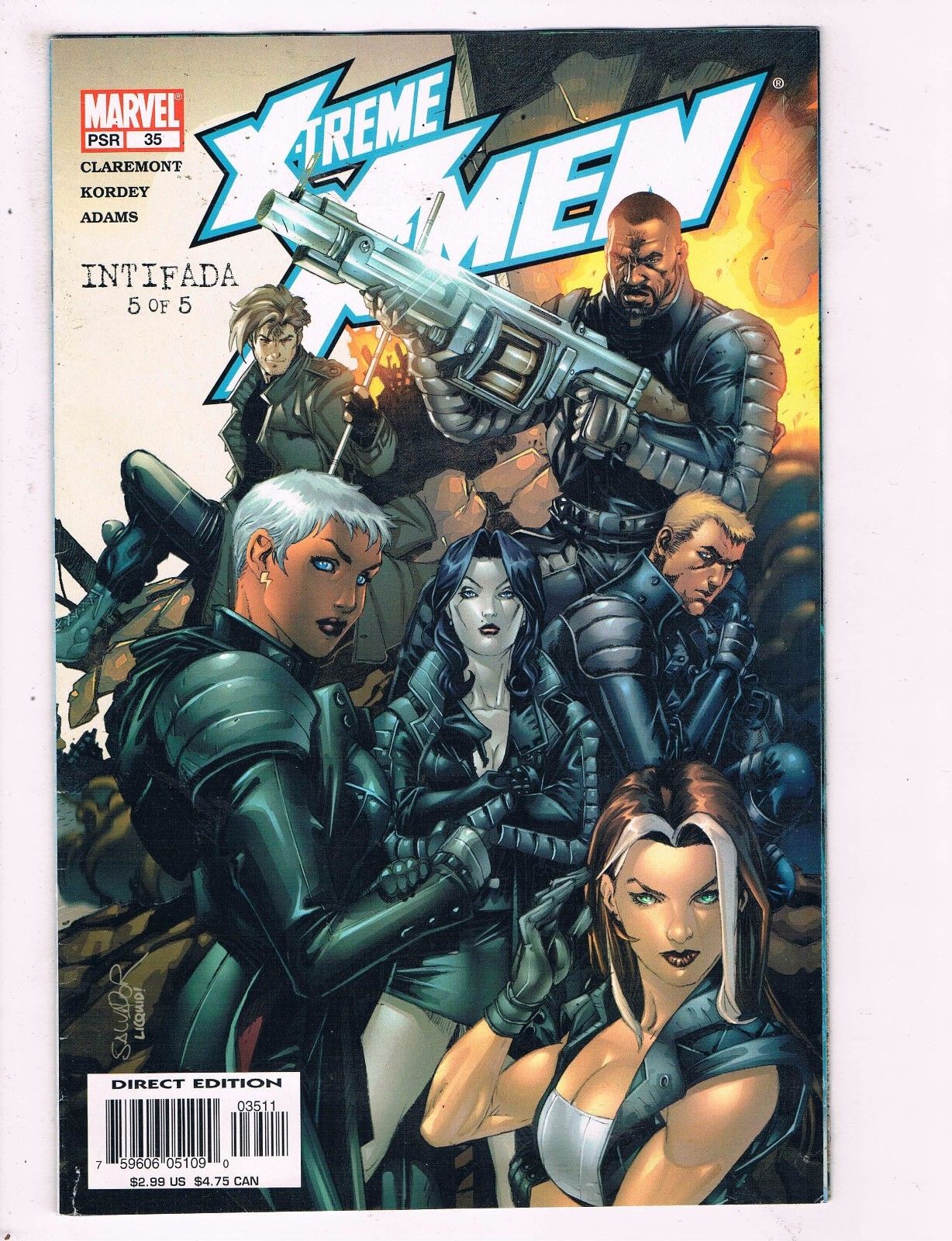 Xtreme X Men 35 Vf Marvel Intifada 5 Of 5 Comic Book Claremont 01 De9 Hipcomic