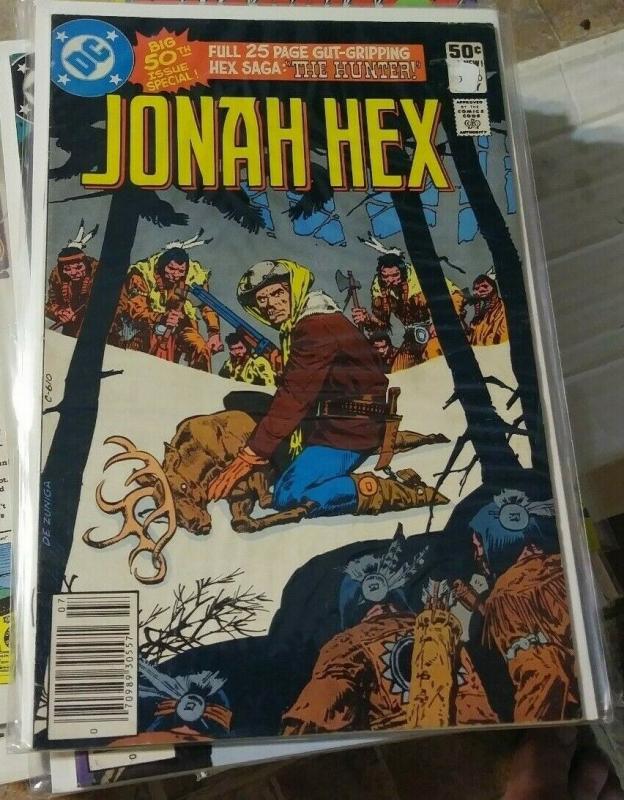 JONAH HEX # 50 1980 DC  WESTERN  the hunter  1st apperance Emmylou Hartley 