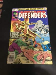 The Defenders #79 (1980) Rare British Pence cover! 1st King Vtitnedion! VF/NM