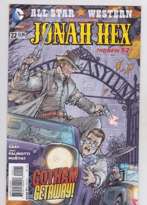 DC Comics! All Star Western! Featuring Jonah Hex! Issue #22! 