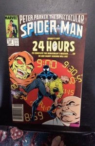 The Spectacular Spider-Man #130  (1987) hob goblin, kiing pin! high grade VF/NM