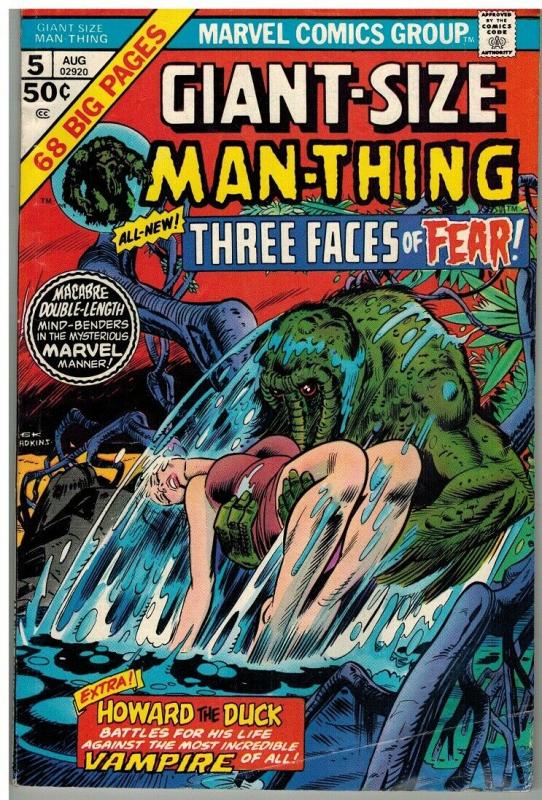 MAN THING (1974) GS  5 GD+ Gerber/ Brunner HOWARD the D